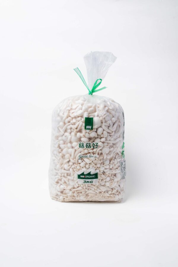 菇菇好有機雪白菇3000g/包