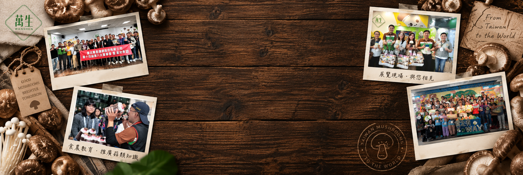 菇菇足跡分類滿版 Banner